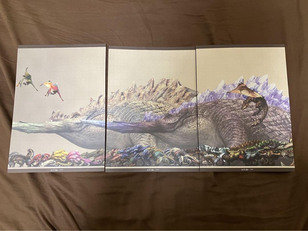 Monster Hunter Bar Novelty Random Poster Set Of 3 F/S-411 from japan Rare  Good