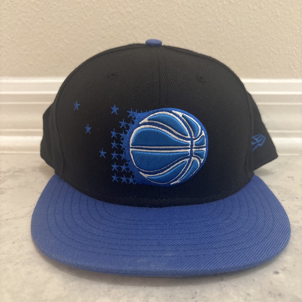 Orlando Magic NBA New Era 59Fifty Snapback Cap Black Blue Big Logo Mens HWC