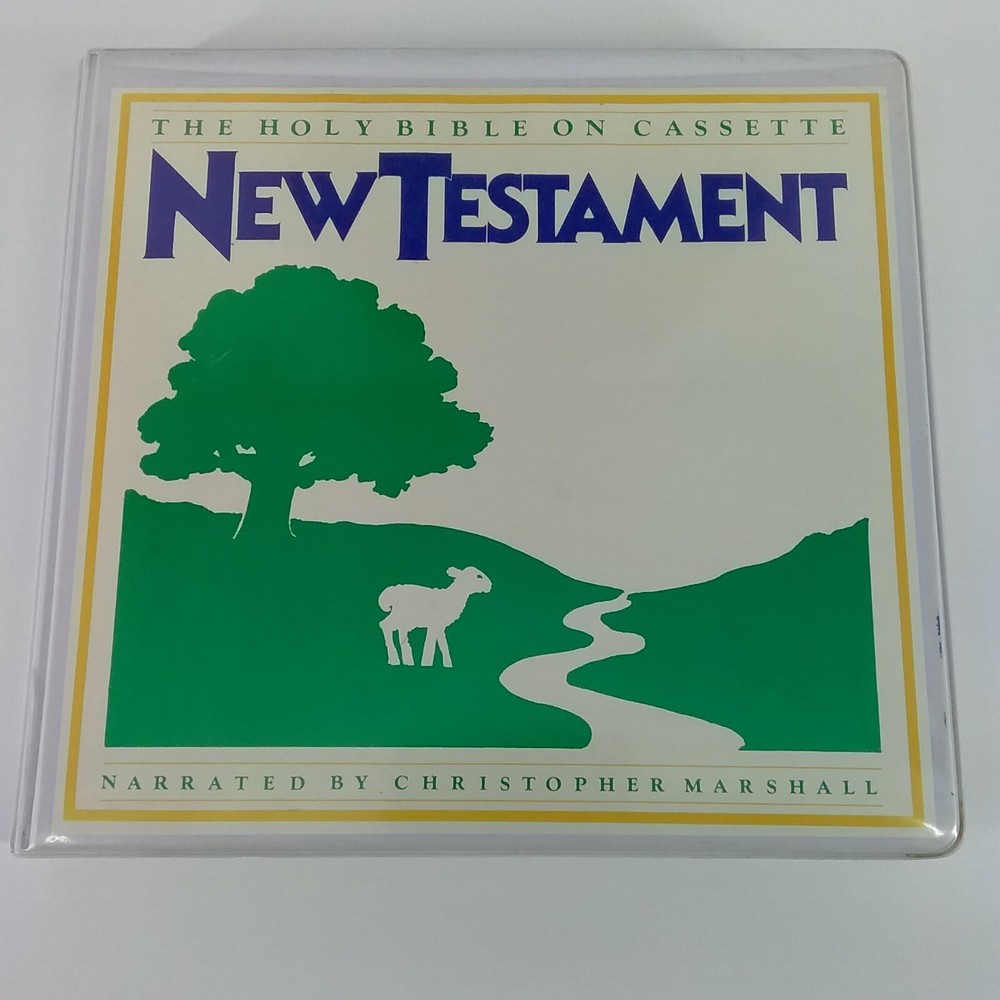 The Holy Bible On Cassette New Testament 12 Tapes 1984 King James Version