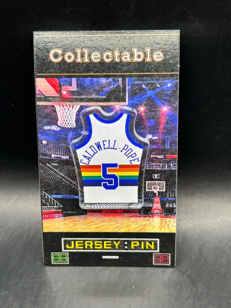 Denver Nuggets Kentavious Caldwell-Pope Championship Jersey Lapel Pin Collectible
