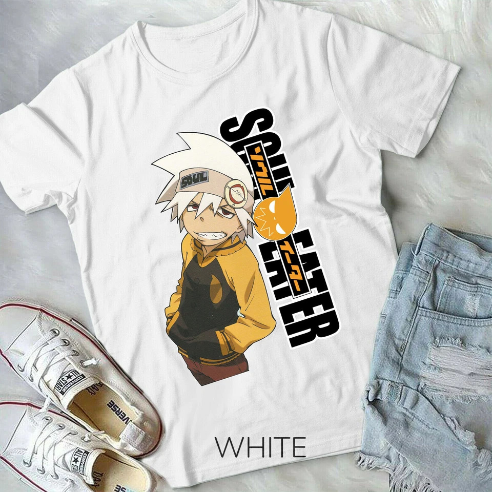 Soul Eater Evans T-shirt Anime Soul Eater New T-Shirt White