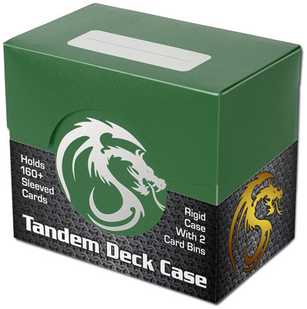 Tandem Deck Case - Green BCW GAMING SUPPLY BRAND NEW ABUGames