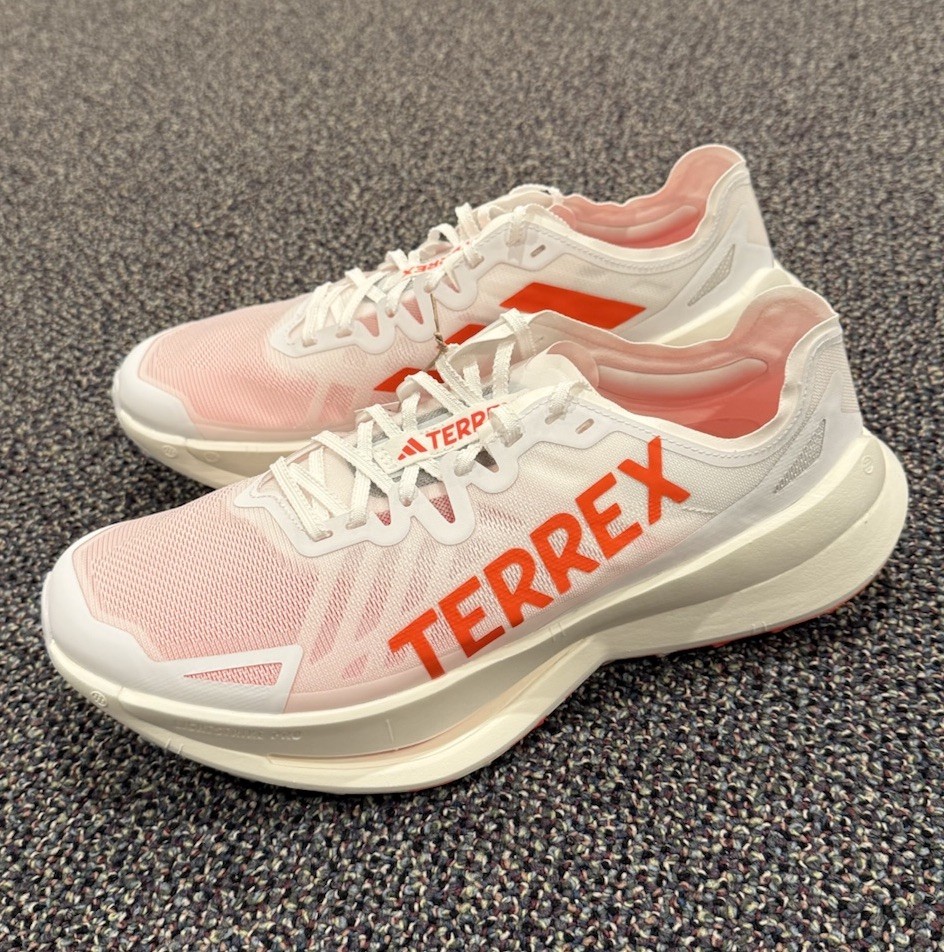 Adidas Terrex Agravic Speed Ultra - Cloud White Impact Orange - Size 12