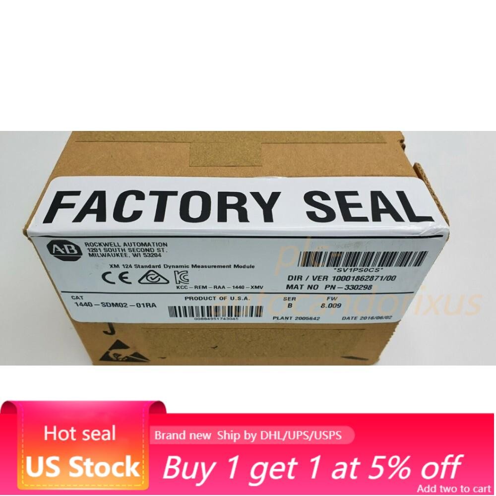 NEW Allen Bradley 1440-SDM02-01RA XM-124 DYNAMIC MEASUREMENT MODULE US Free Tax