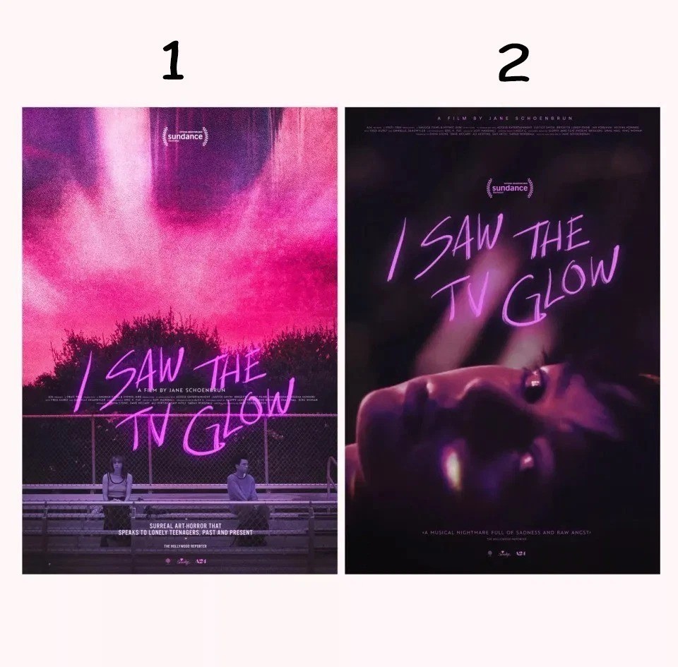 I Saw The TV Glow Indie Horror Movie Poster