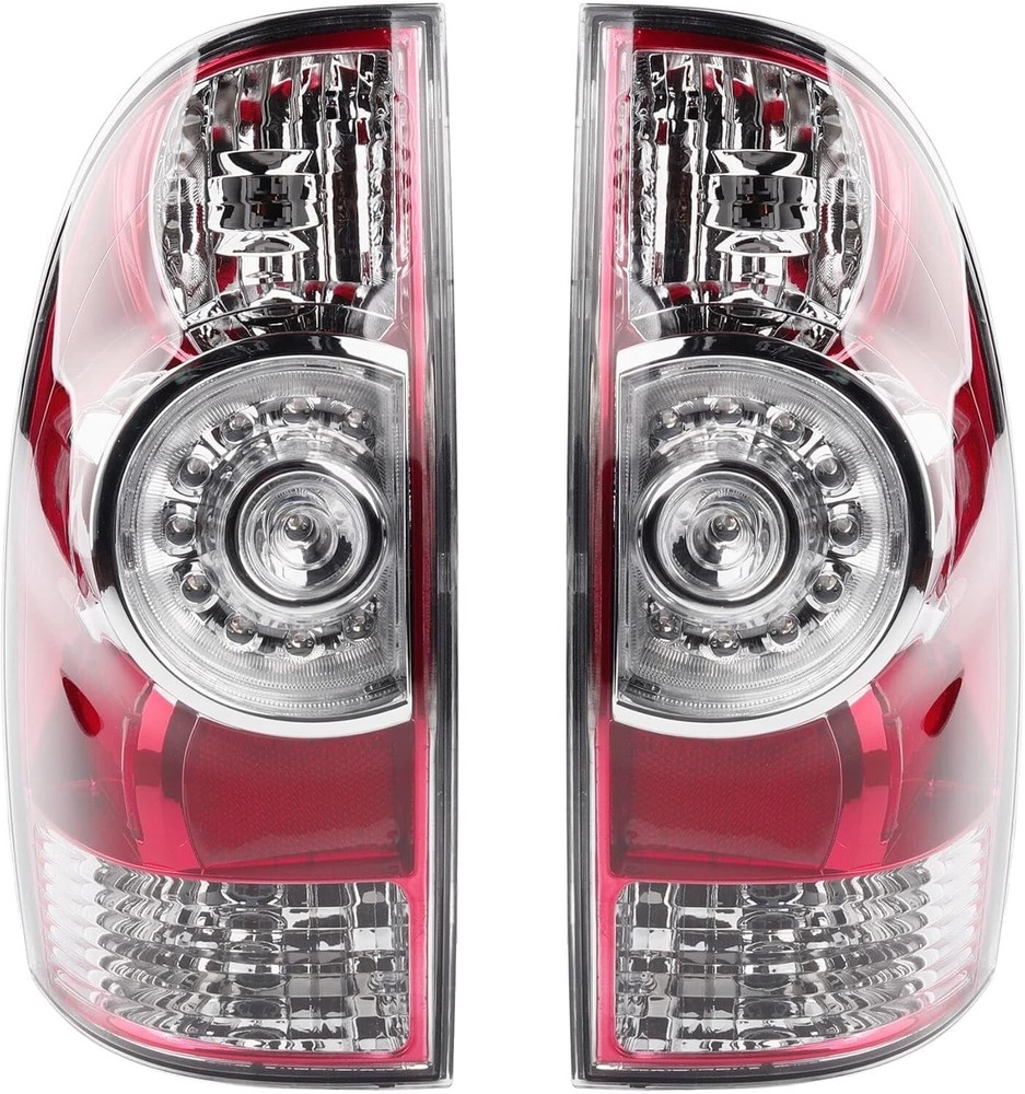 Left & Right Side Tail Light Assembly LED Type for Toyota Tacoma 2005-2015 Repla