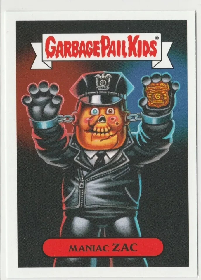 Maniac Zac #9b Garbage Pail Kids GPK 2019 Revenge of Oh the Horror-ible Trading Card