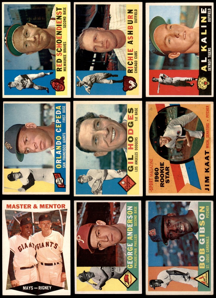 1960 Topps Baseball Near Complete Set / Lot 4.5 - VG/EX+ 6902386