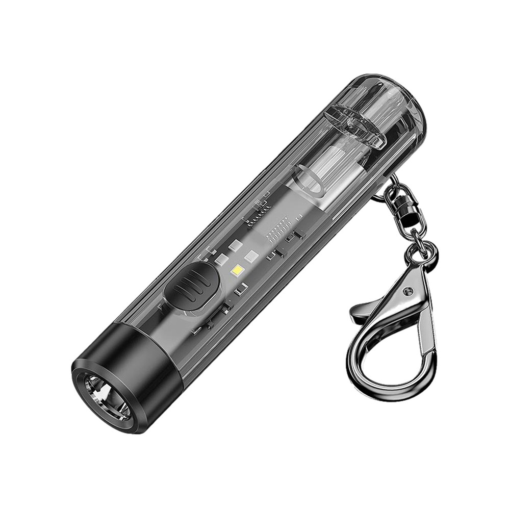 Rechargeable Outdoor Camping Lantern with Keychain Pocket Flashlight Torch