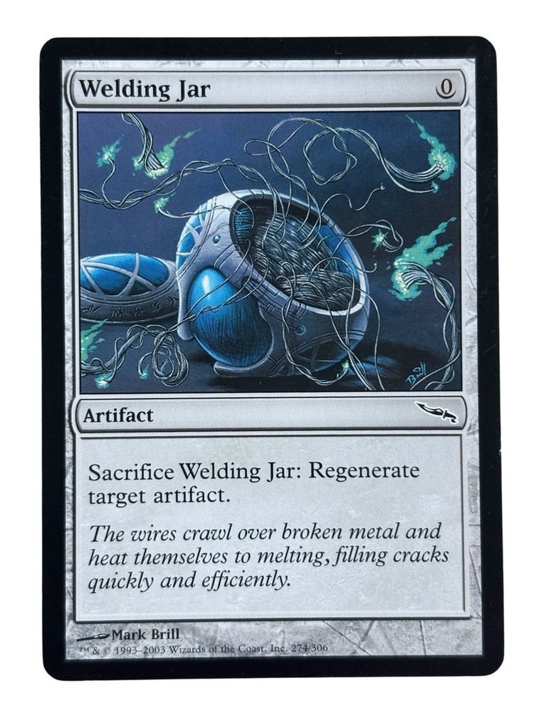 MTG Welding Jar Mirrodin LP Light Play Magic the Gathering