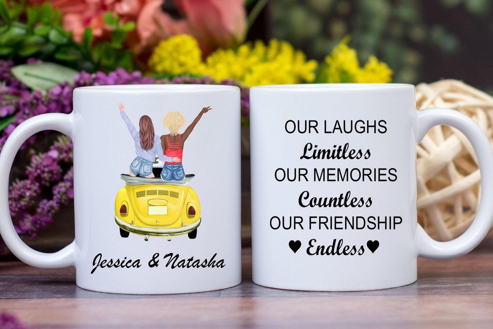 Personalized Mug For Best Friend Custom Best Friend Mug Personalized Coffee Mug