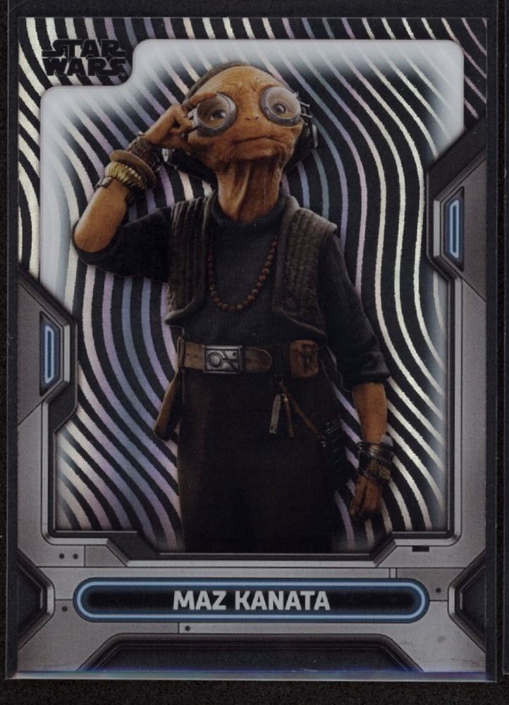 MAZ KANATA 2023 Topps High Tek Star Wars Wave Pattern #45