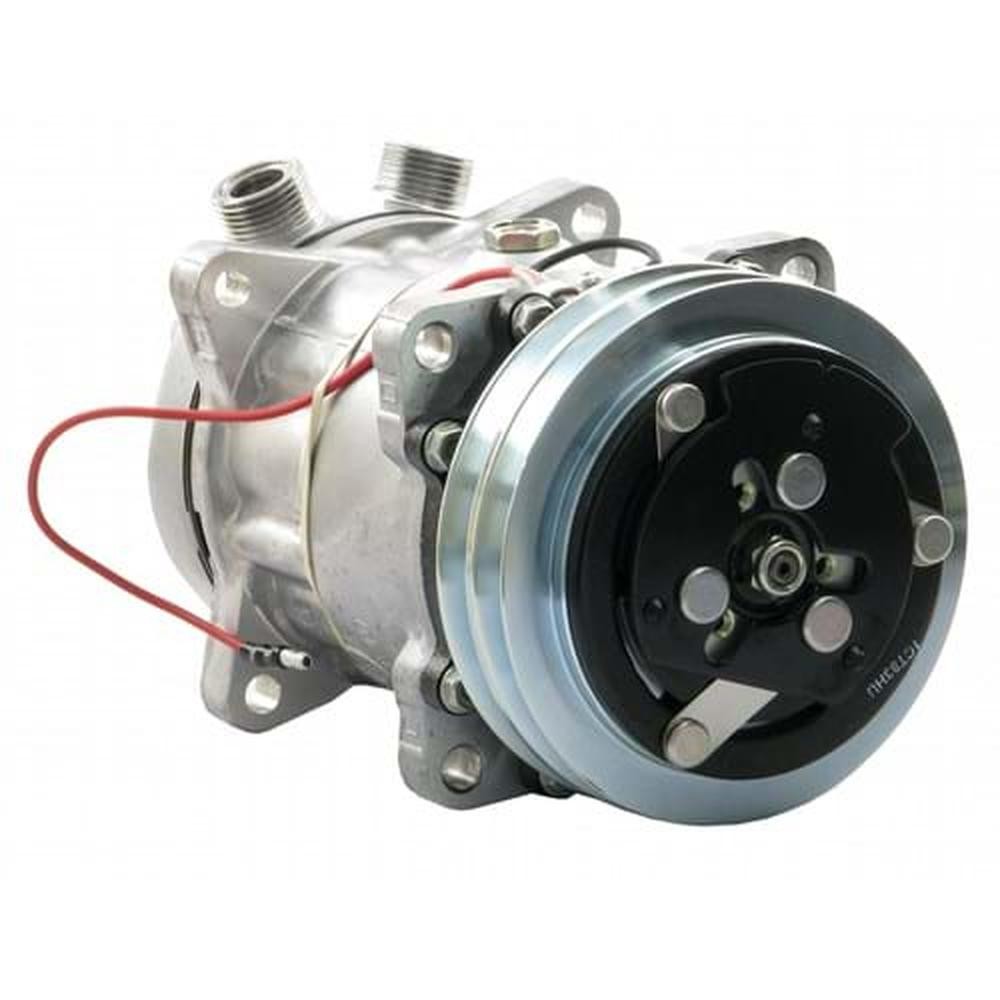 885176185 Sanden SD7H13, SD511 Compressor, w/ 2 Groove Clutch - Fits Case IH
