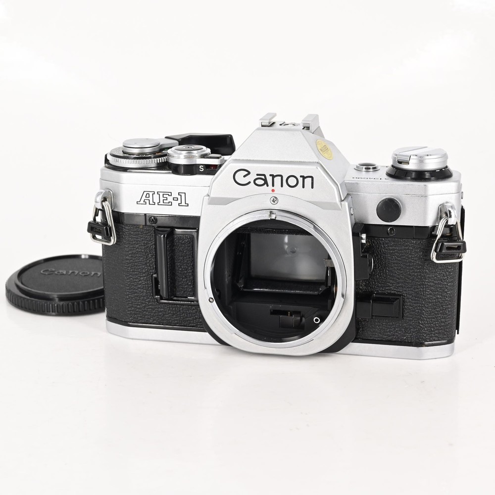 Canon AE-1 SLR Film Camera Body Chrome AE1 #590