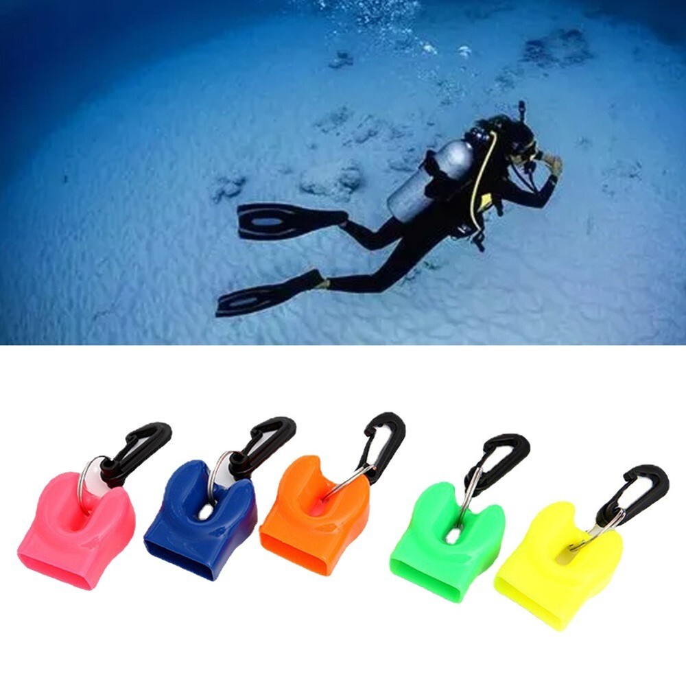 Standard Scuba Dive Mouthpiece Holder 2nd Stage-Regulator Octopus Retainer Clip