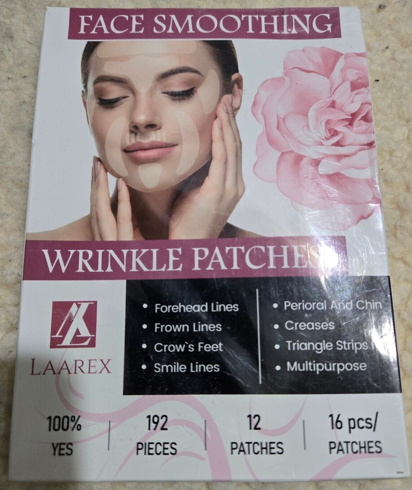 New 12 Sets 16PCS Anti Wrinkle Reusable Neck Eye Face Pad Silicone Removal Patch