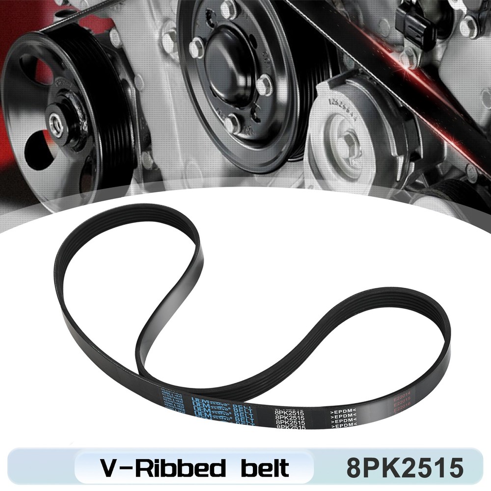 Car Ribbed V-Belt Multi Drive Belt Serpentine Belts 8PK2515 For Ford LAND ROVER
