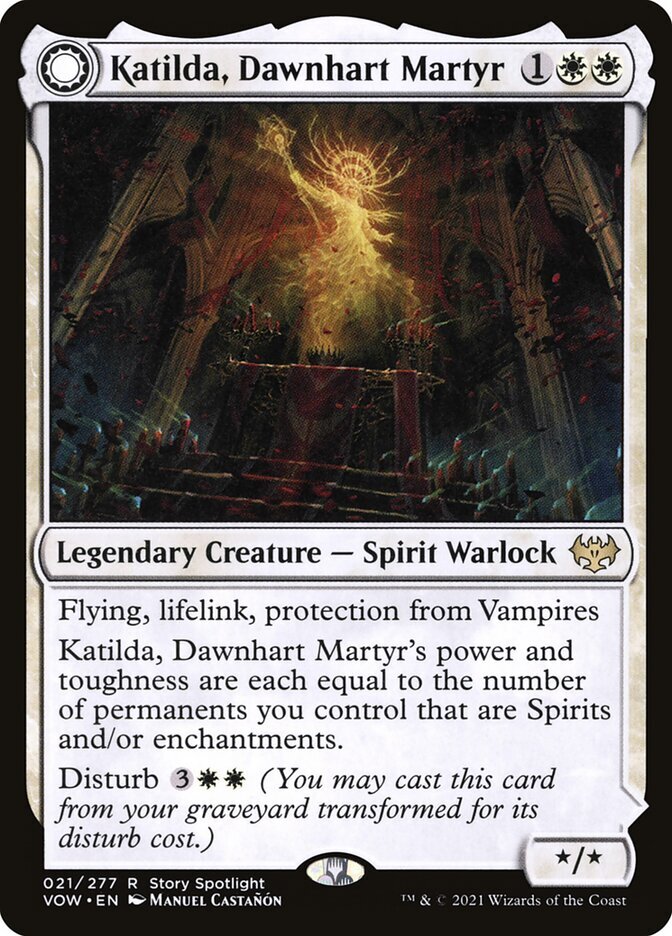 Katilda, Dawnhart Martyr // Katilda's Rising Dawn Innistrad: Crimson Vow MTG