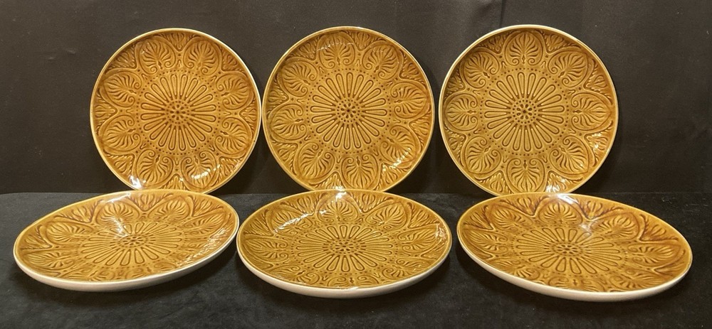 Pfaltzgraff Carmela Brown 8.5 Inch Salad Plates Set of 6