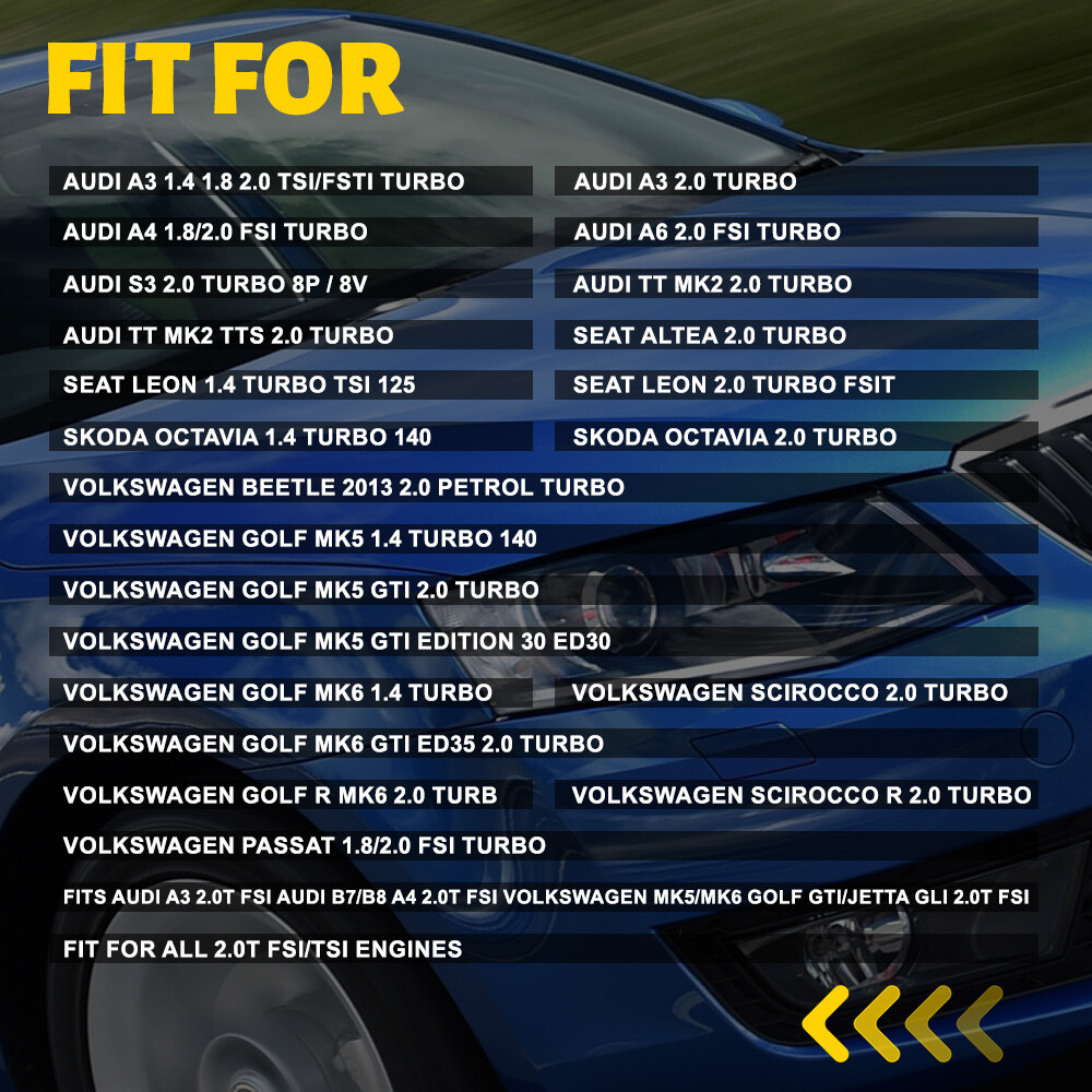 Red Off Blow Valve BOV Spacer Audi A3 For A4 S3 SEAT Skoda Octavia Volkswagen VW