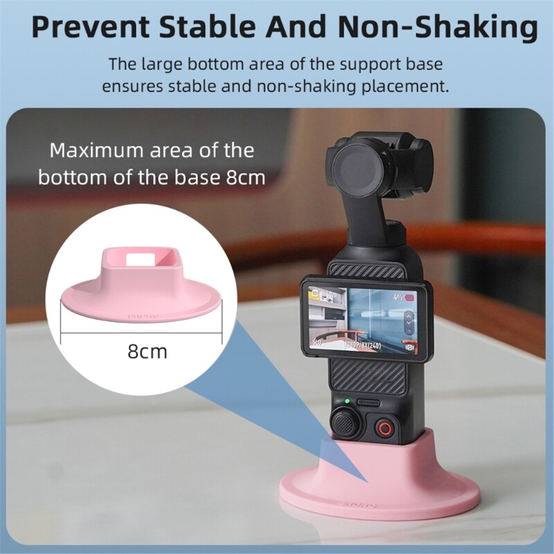 Silicone Table Mount Base for Pocket 3,Camera Support Stabilizer Stand