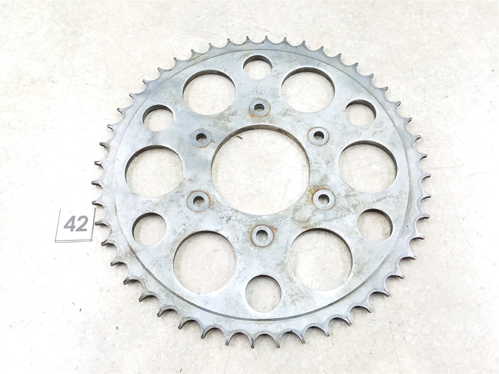 Kawasaki KX250 OEM Racing 48T Rear Sprocket 1974 1975 #42 Vintage ANX C58
