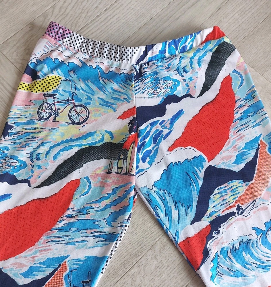 Adidas x FARM RIO Venice Beach Ladies UK 10 Athletic Fit Tropical Print Leggings