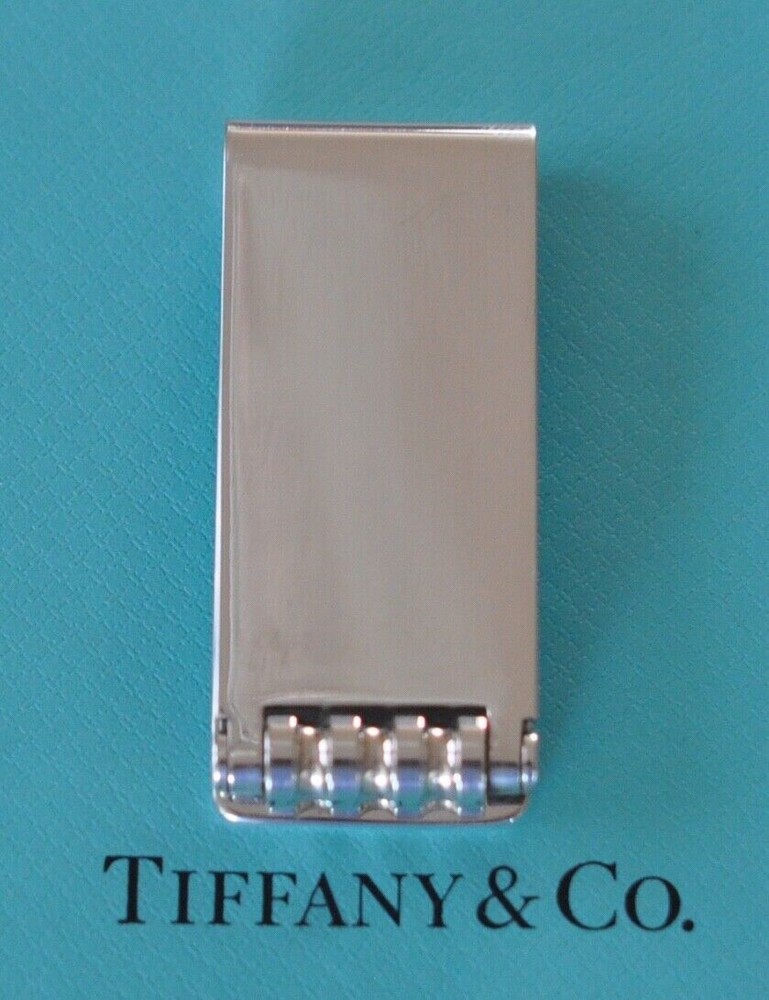 Tiffany & Co Paloma Picasso Groove Money Clip in 925 Sterling Silver