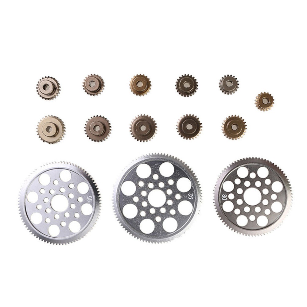 14Pcs Alloy Pinion Gears for Sakura CS S XIS D4 1/10 RC Cars