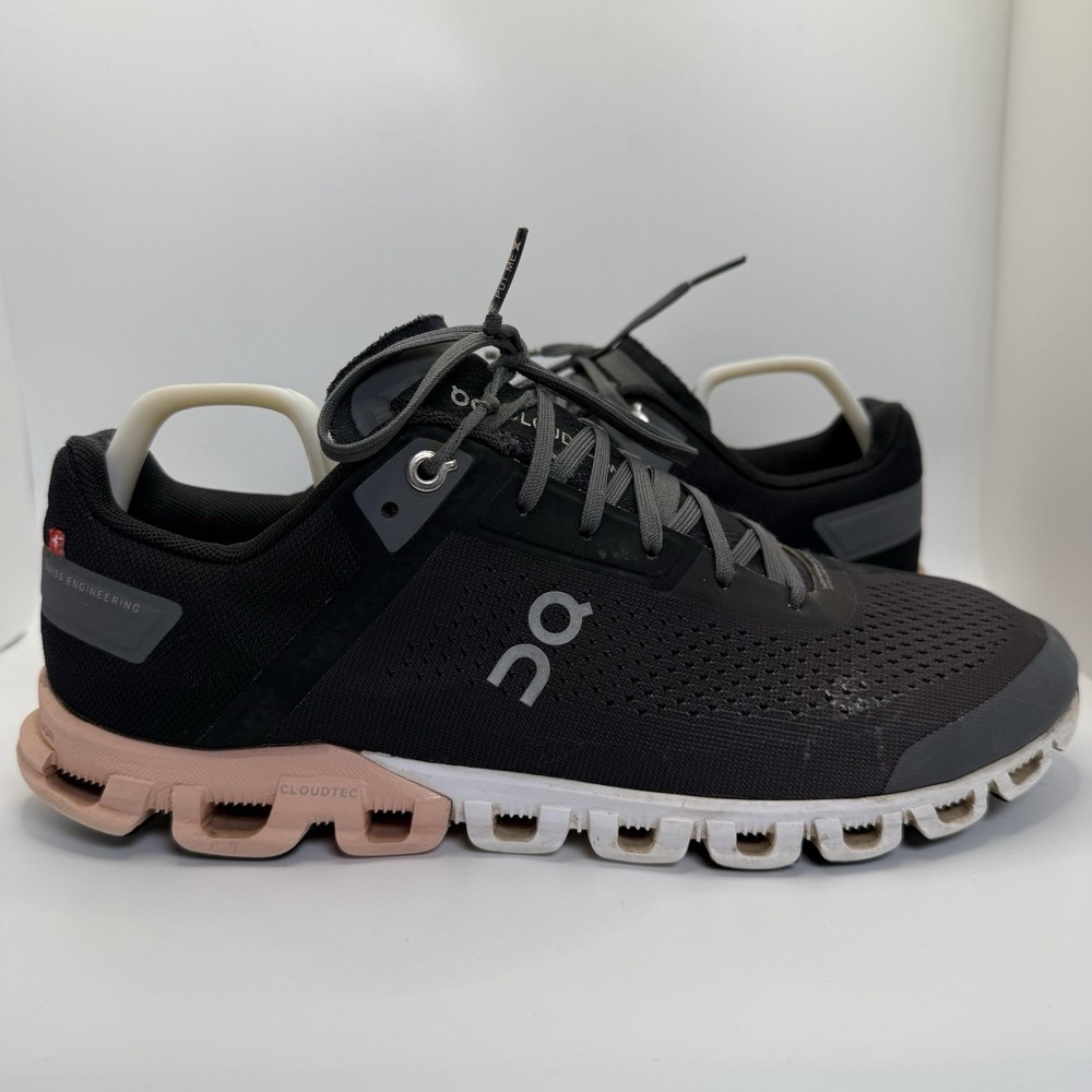 On Cloud Flow Running Shoes Rock/Rose Women’s Size 9 Athletic Road Running