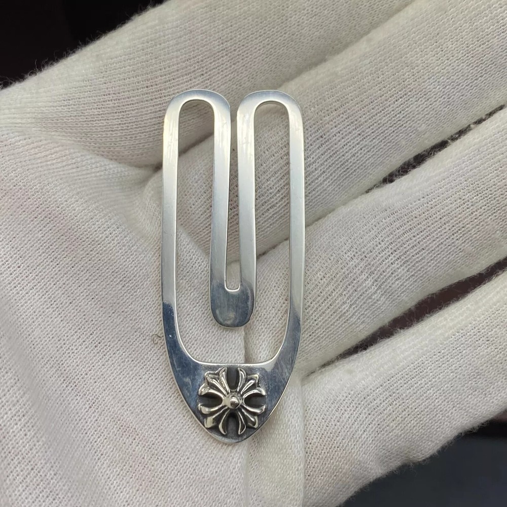 Chrome Hearts sterling silver money clip luxury accessory