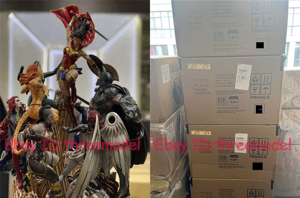 XM Studio 70cm Wonder Woman Mountain Resin Statue Colorful Version In Stock