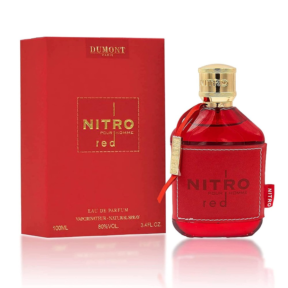 Dumont NITRO RED - 3.4oz - Eau De Parfum - Luxury Perfume for Men- New In Box