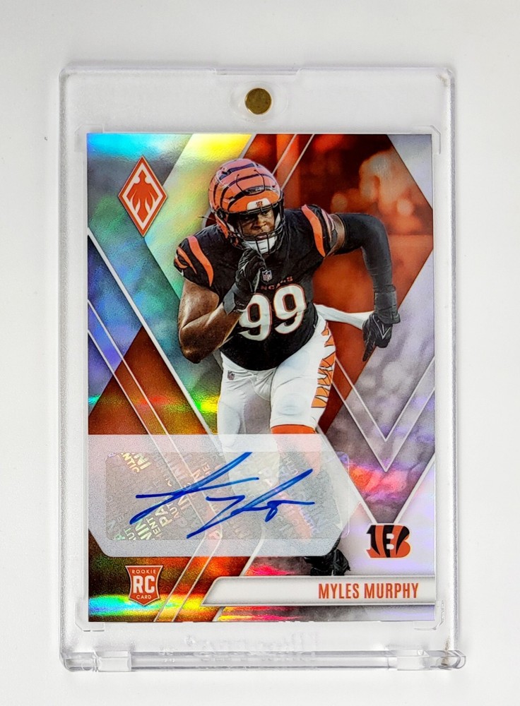 MINT RC AUTO SILVER 2023 Phoenix Myles Murphy RC #153 CINCINNATI Bengals NFL