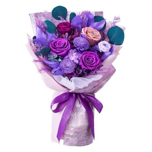 Flowers for Delivery Prime, Preserved Flowers Bouquet for Valentine's Day,-image