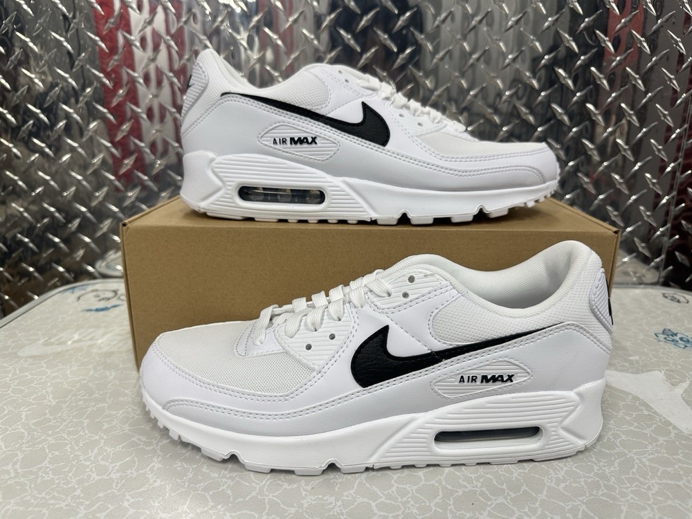 Size 10 - Nike Air Max 90 White Black W