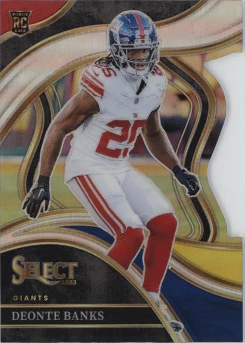 2023 Panini Select - Club Level Red & Yellow Prizm Die-Cut #278 Deonte Banks (RC)