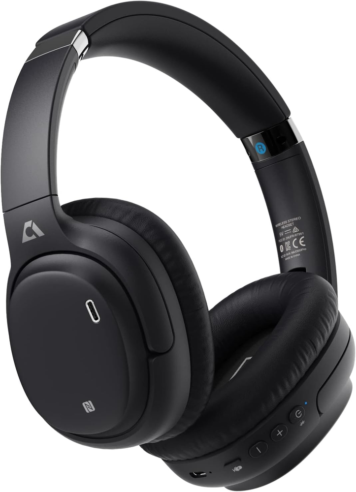 E600 Bluetooth Headphones over the Ear with Aptx HD Low Latency 60H Long Battery