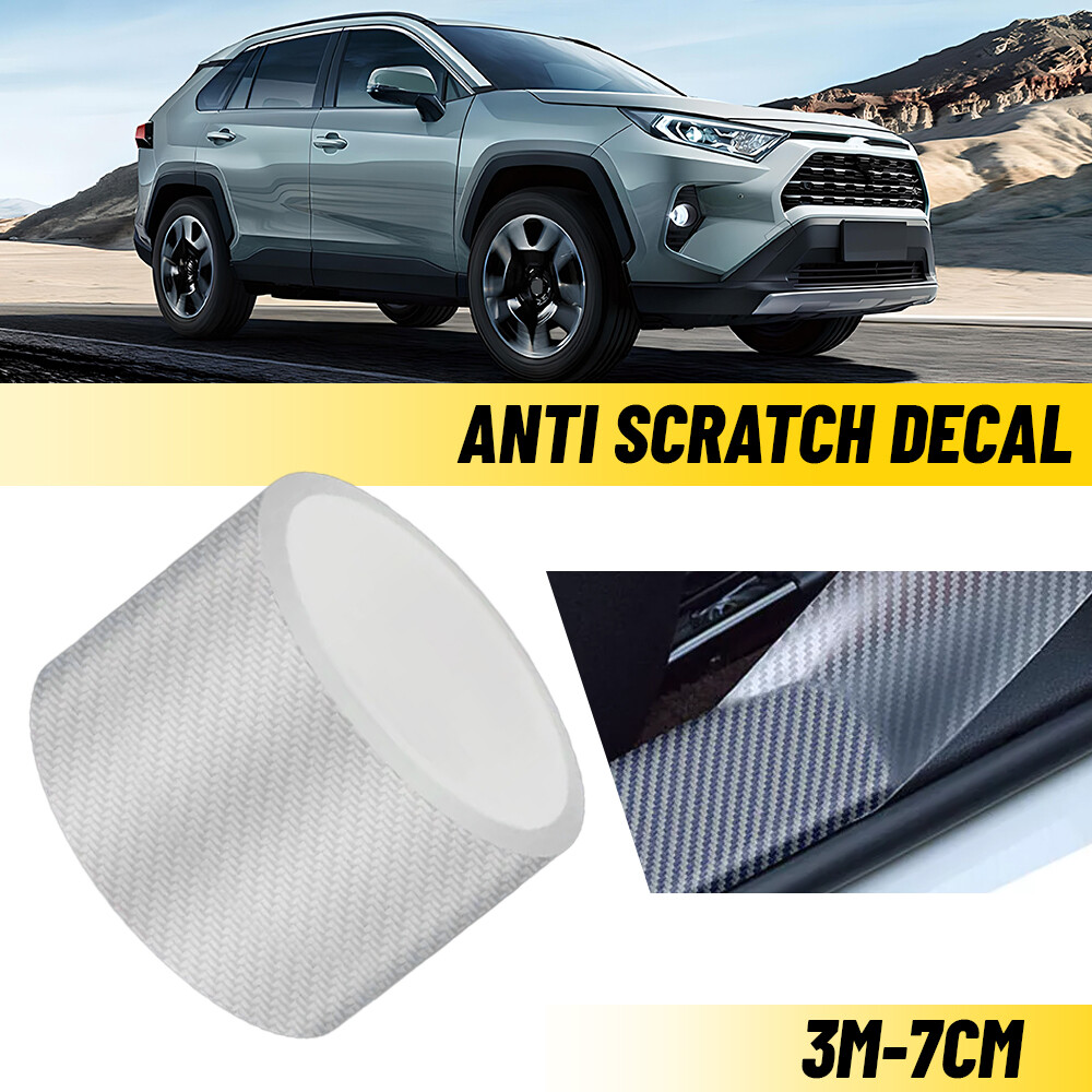 Car Door Plate Sill Bumper Scuff Cover Anti Scratch Protector Tap Decal Sticker
