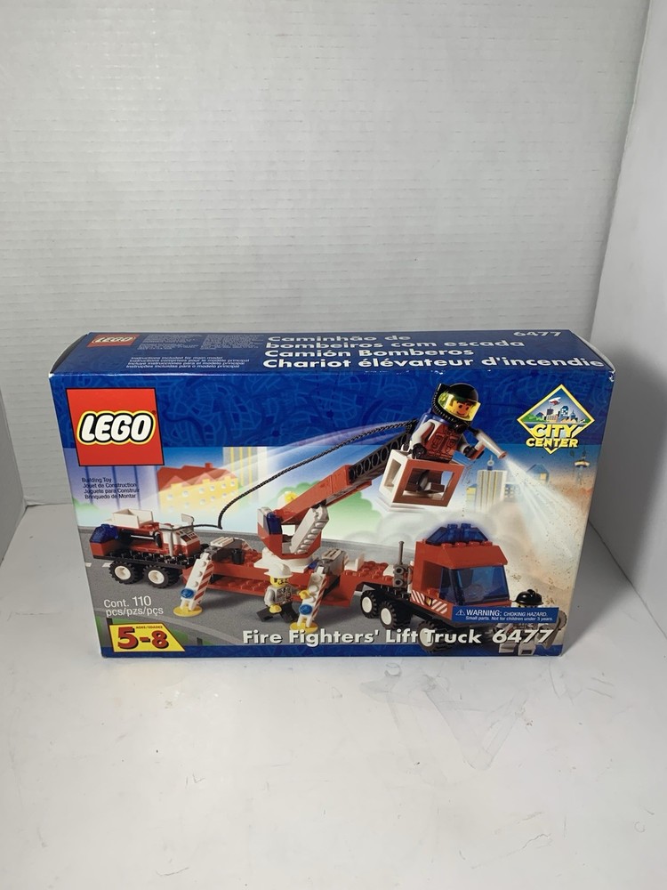 NEW LEGO 6477 Town City Fire Fighters' Lift Truck Sealed