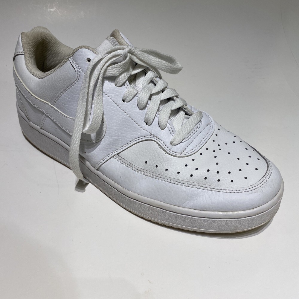 Size 10.5 - Nike Court Vision Low Triple White - CD5463-100