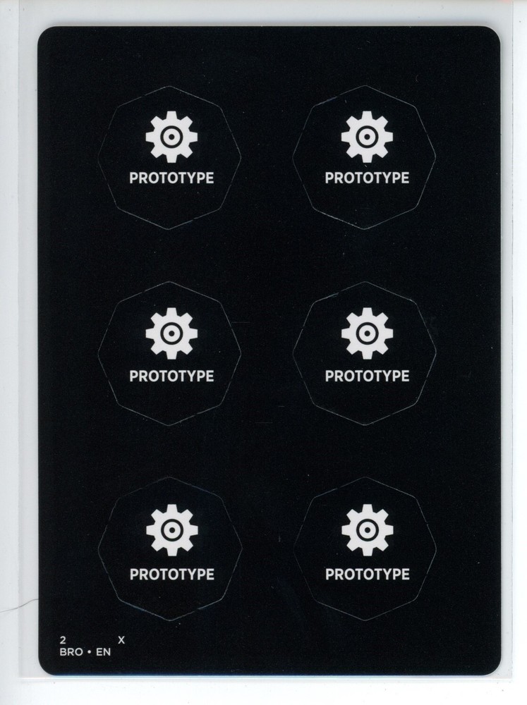 PUNCH CARD TOKEN The Brothers' War #1 BRO(NM+)(MTG)