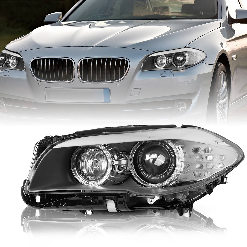 xDrive Headlight Driver LH Side【With AFS】 For 2011-2013 BMW 528i 530i 535i 550i