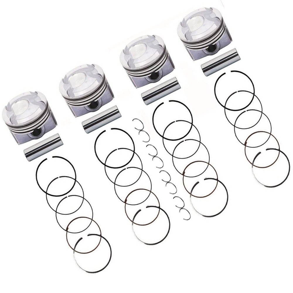 4Pcs Piston & Ring Set for Kia Rio Soul 1.6L DOHC 2012-2017 23041-2E210