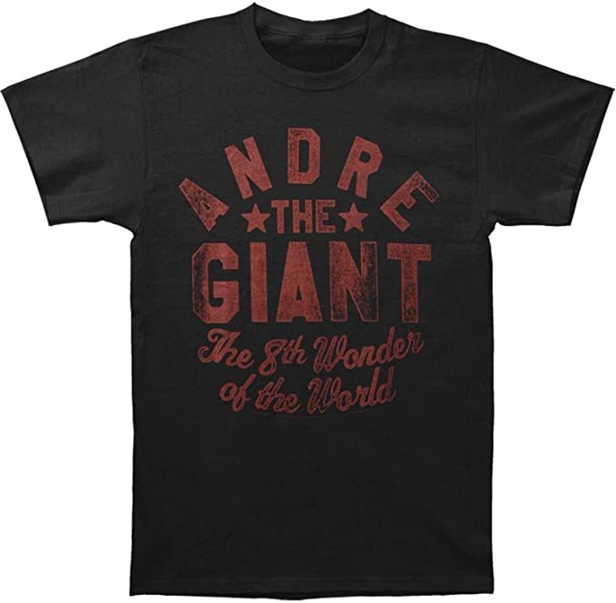 80s Pro Star Andre The Giant Champion Big Foot René Roussimoff T Shirt