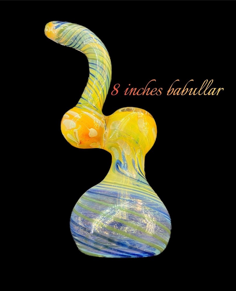 Water Pipe Bubbler 8 Inch Hookah Water Pipe Glass Bubbler Tobacco Bong