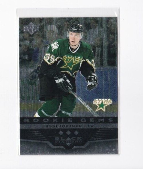 JUSSI JOKINEN 2005-06 UPPER DECK BLACK DIAMOND TRIPLE DIAMOND ROOKIE-SHIPS FREE