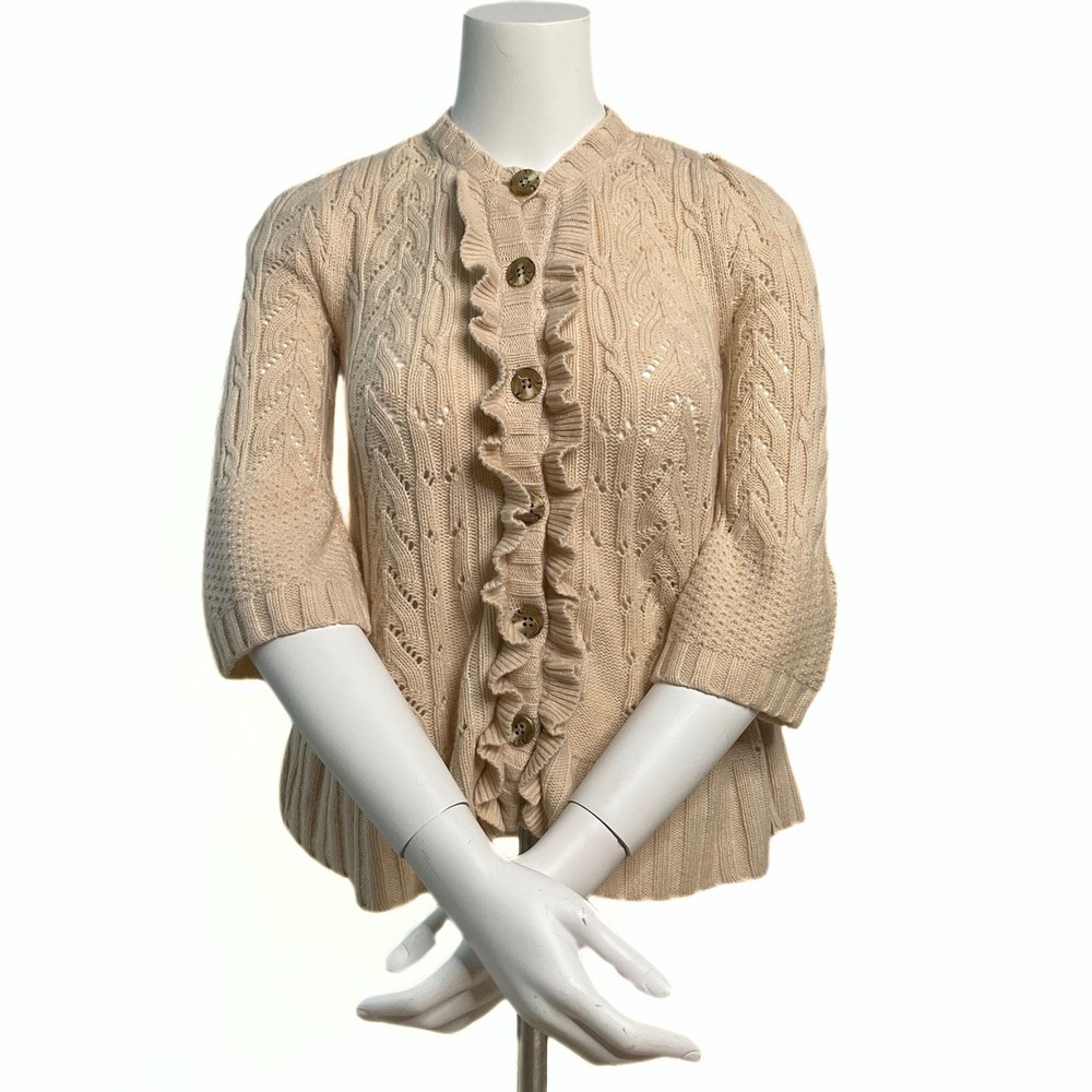 Juicy Couture Button Up Knitted Sweater Cardigan Womens SZ  XS Cottagecore Y2K