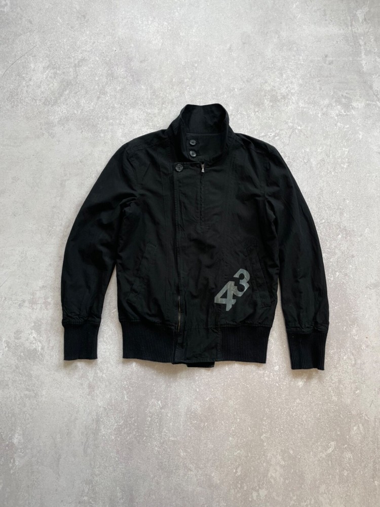 Diesel Avant-Garde Men’s Jacket Y2K Style Asymmetric Zipper Size L