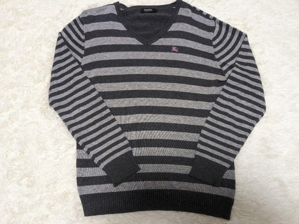 Burberry knit sweater Men's Fashion from Japan